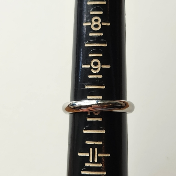 Silver Steel by Design Band Ring - Picture 4 of 5